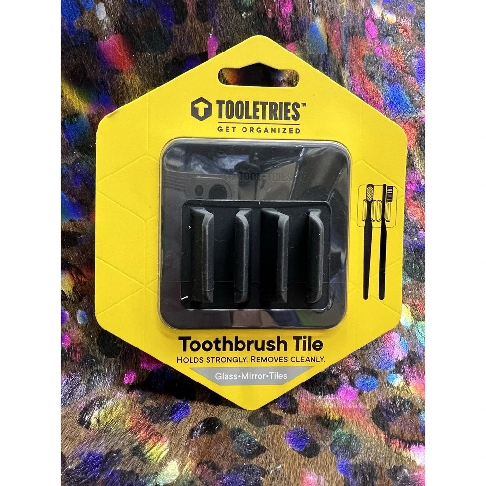 Tooletries The George Toothbrush Holder Tile Holds Strong Removes Clean‎